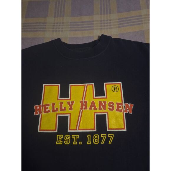 VTG Helly Hansen Pullover Sweatshirt Mens XL WuTang Rare 90s Y2K 1877 Oversized - Picture 3 of 7